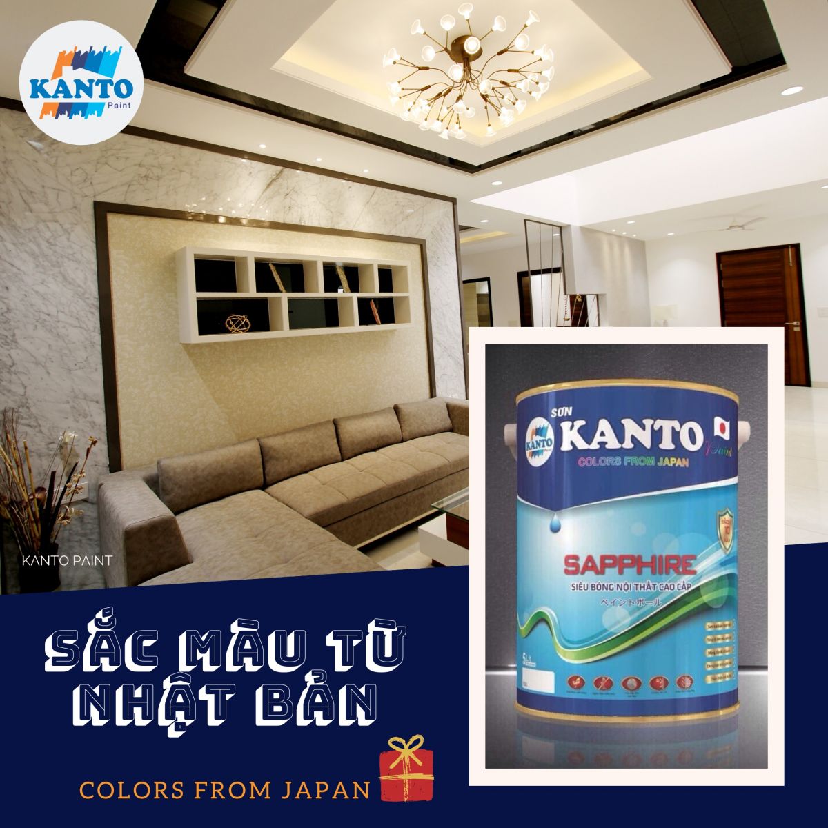 sơn nội thất kanto